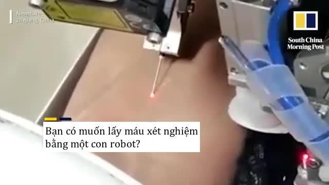 Bệnh viện Trung Quốc sử dụng robot để lấy máu